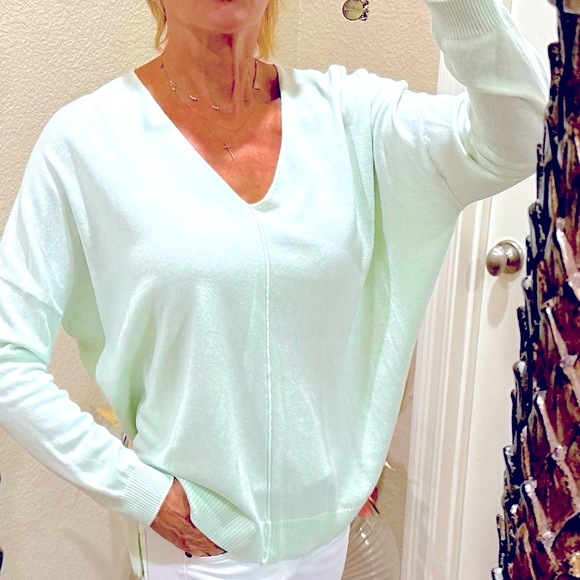 Leith Mint Super Soft Sweater - Picture 1 of 4